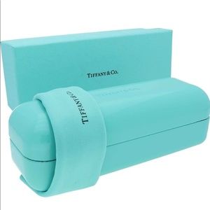 Brand new authentic TIFFANY & CO. Hard Case FULL SET  Sunglasses Eyeglasses box
